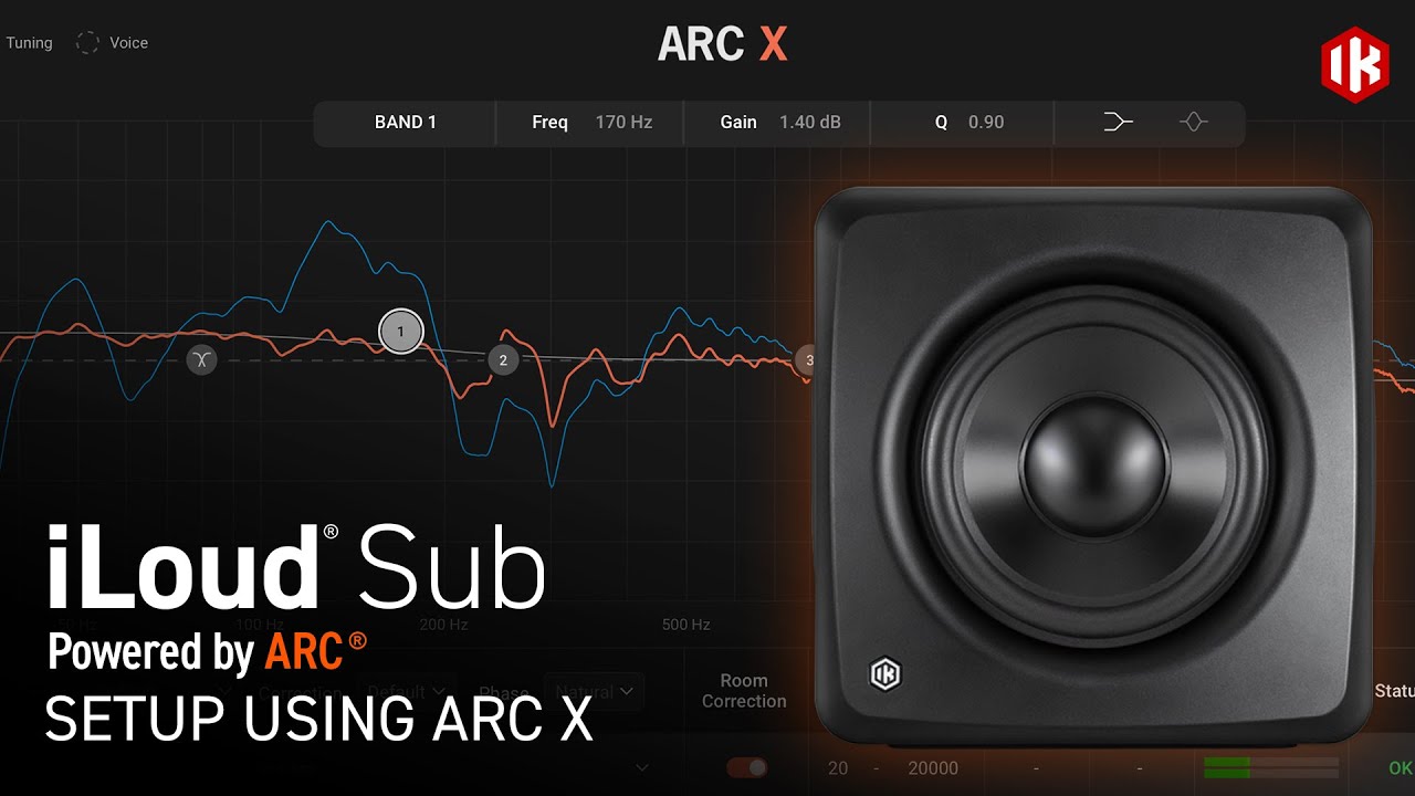 How to Automatically Align a Subwoofer & Studio Monitors | iLoud Sub + ARC X
