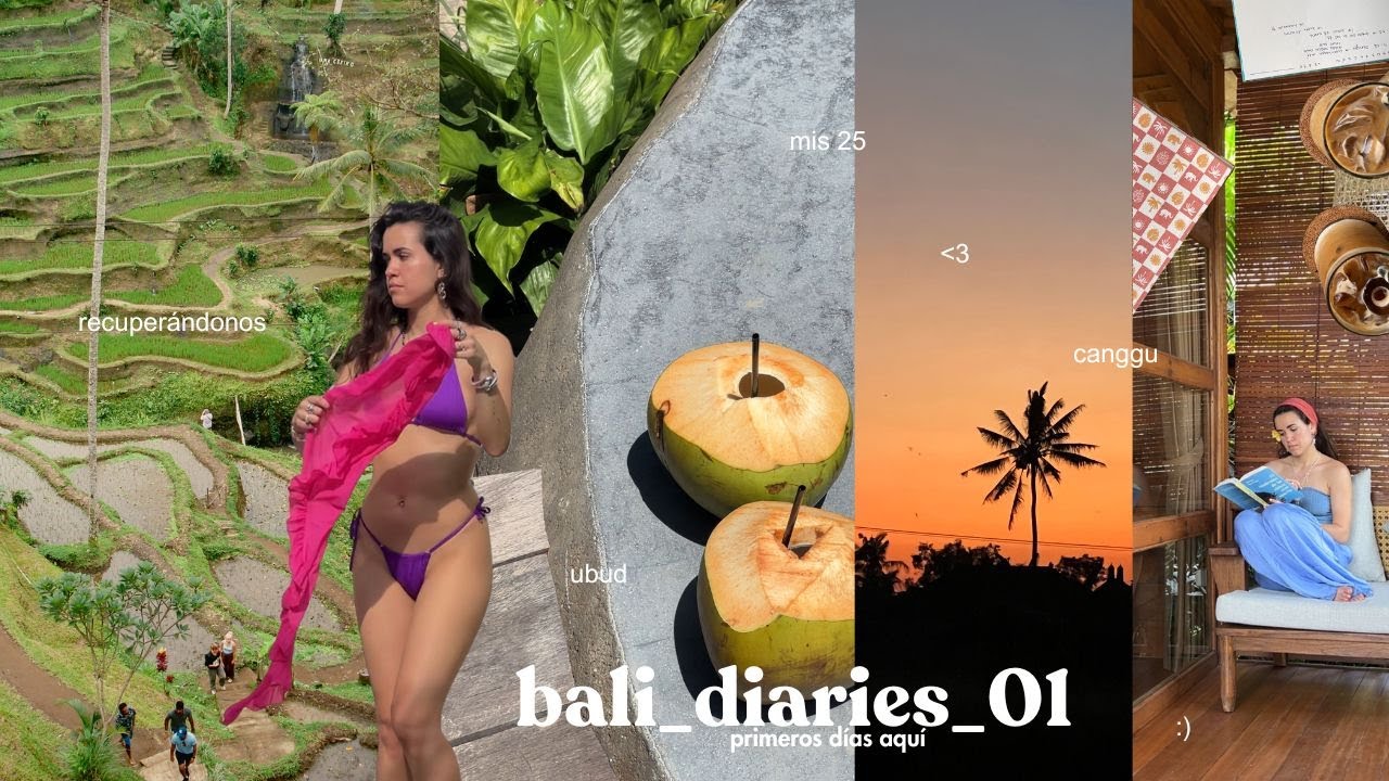 BALI 🌺 diaries 01 ⊹˙ primeras horas aquí !! adaptándonos a la isla, explorando y celebrando mis 25