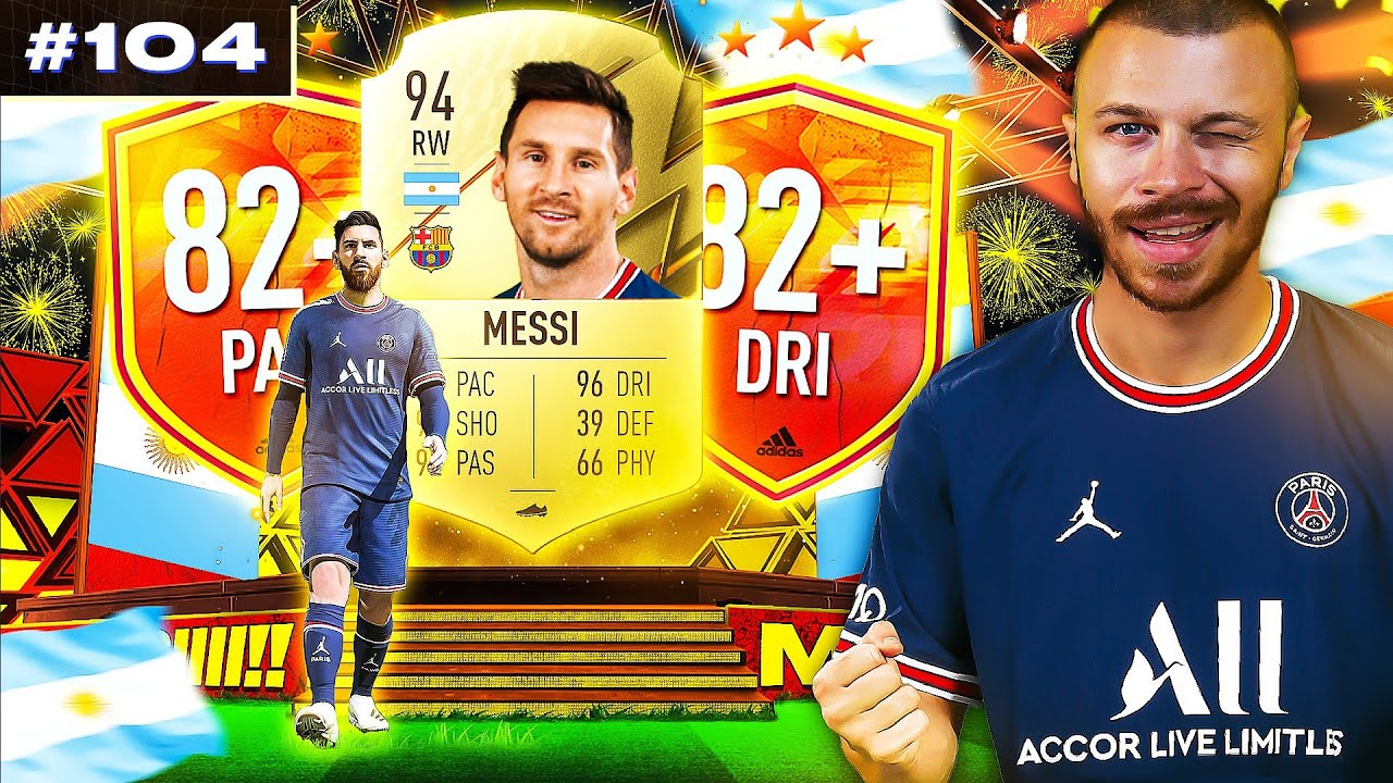 FIFA 22 OMG I PACKED MESSI! MY 82+ UPGRADE PACKS!