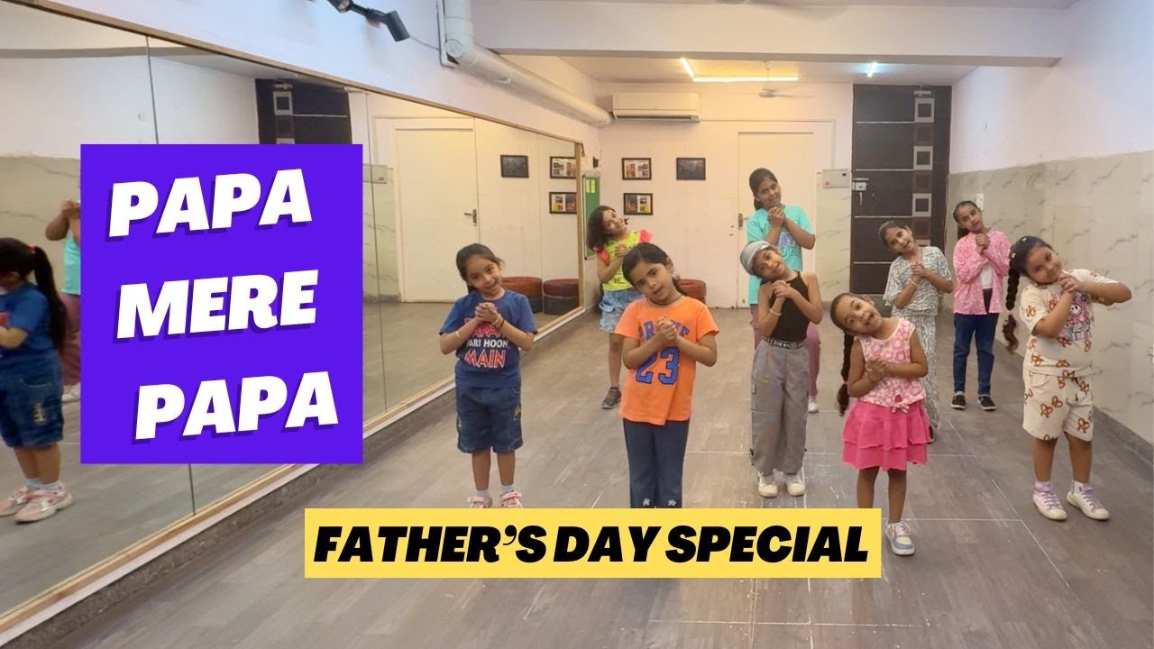 Papa Mere Papa | Papa Mere papa kids dance performance | Kids dance Father's Day | RG Dance Studio