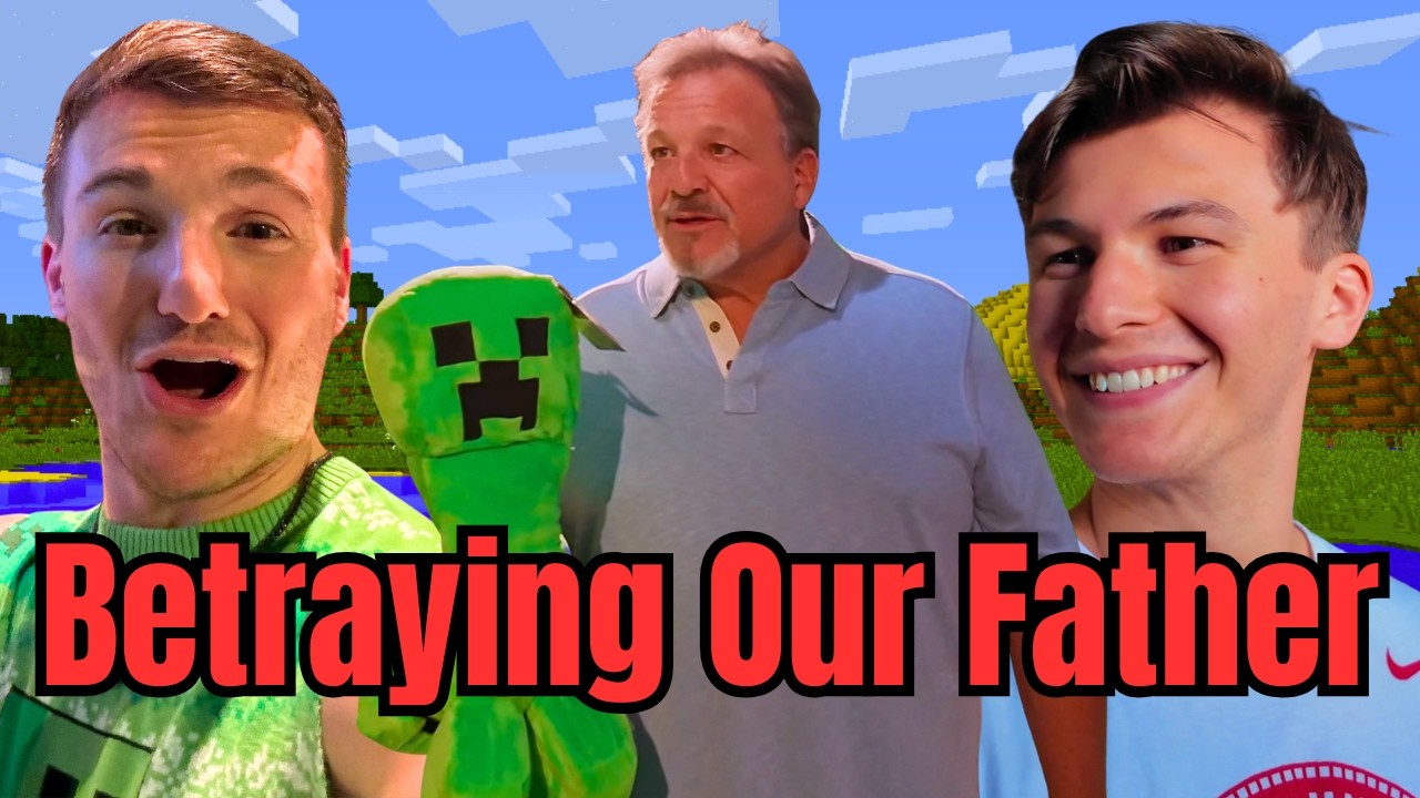 Папа выгнал нас с эксклюзивной выставки Minecraft