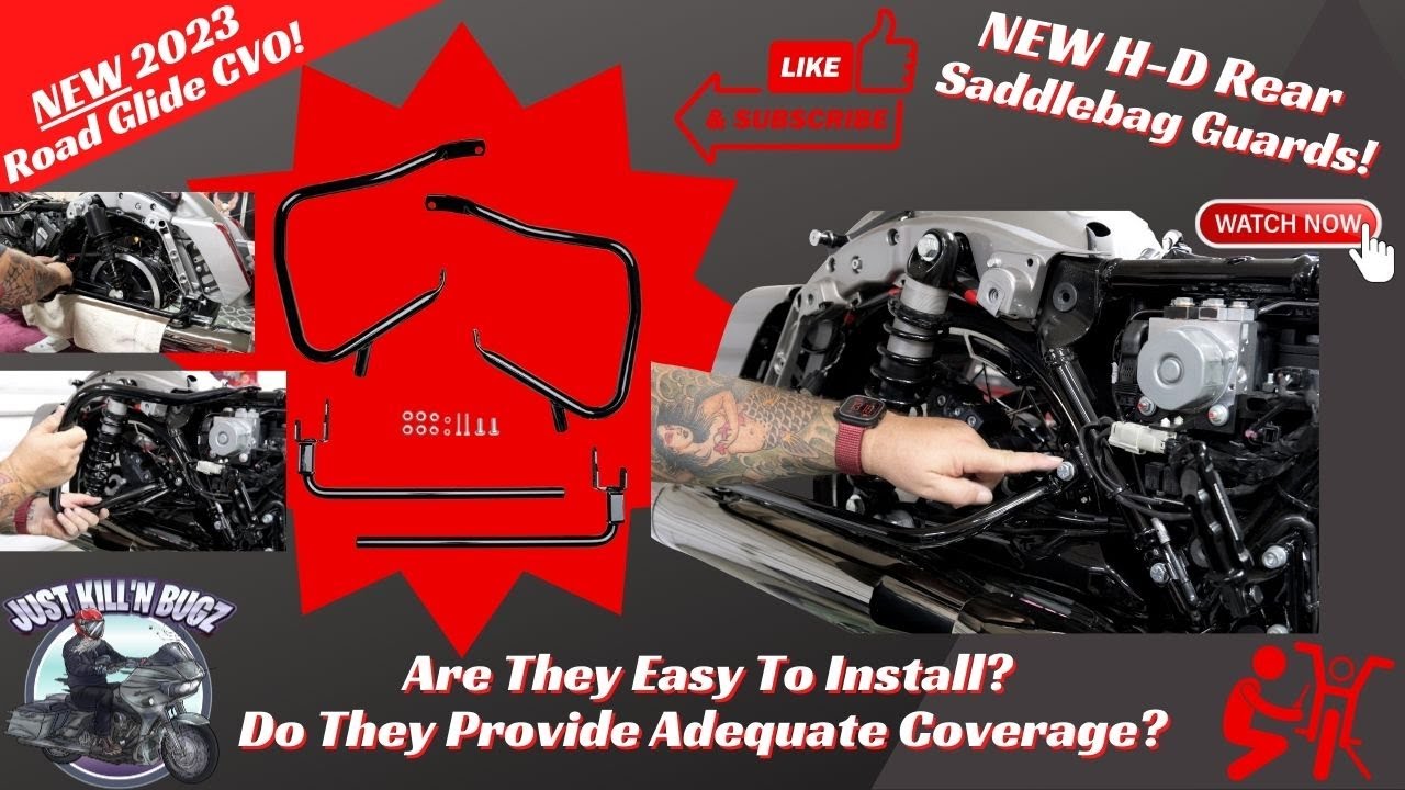 2023 Road Glide CVO Upgrade - HD Rear Saddlebag Guards