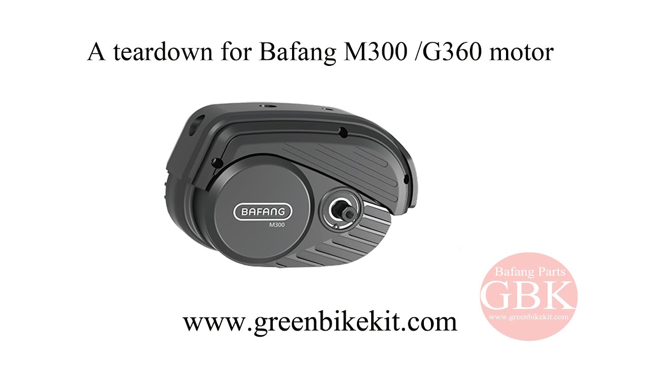 Bafang M300 G360 take apart /teardown