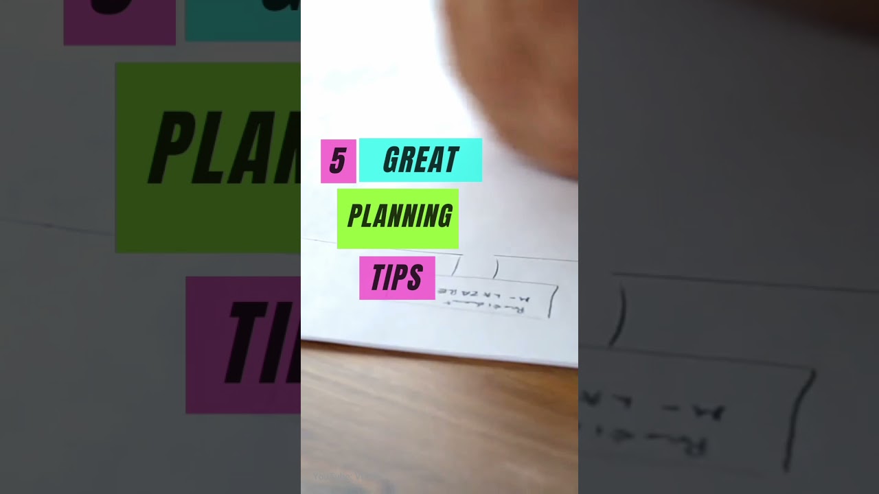 5 Great Project-Planning Tips