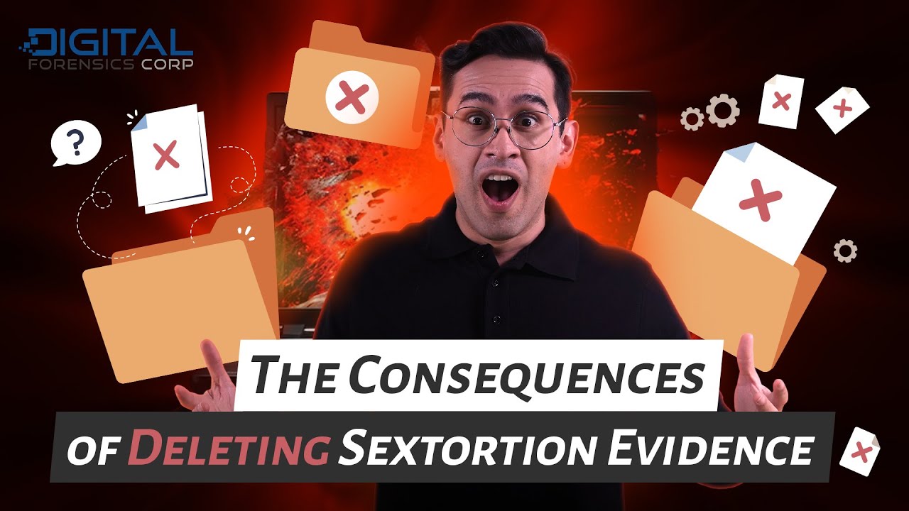The Consequences of Deleting Sextortion Evidence