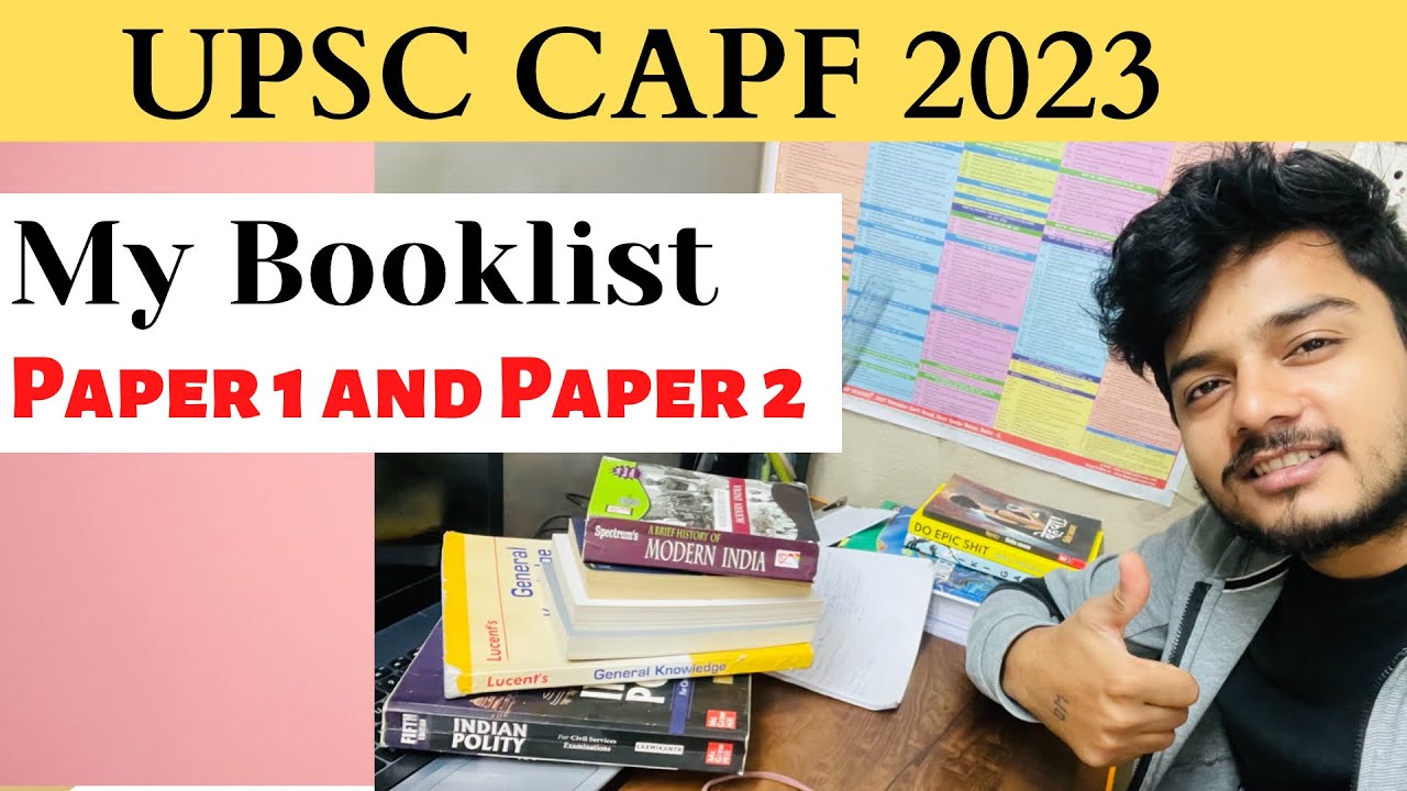 Best Books for CAPF Preparation 2023