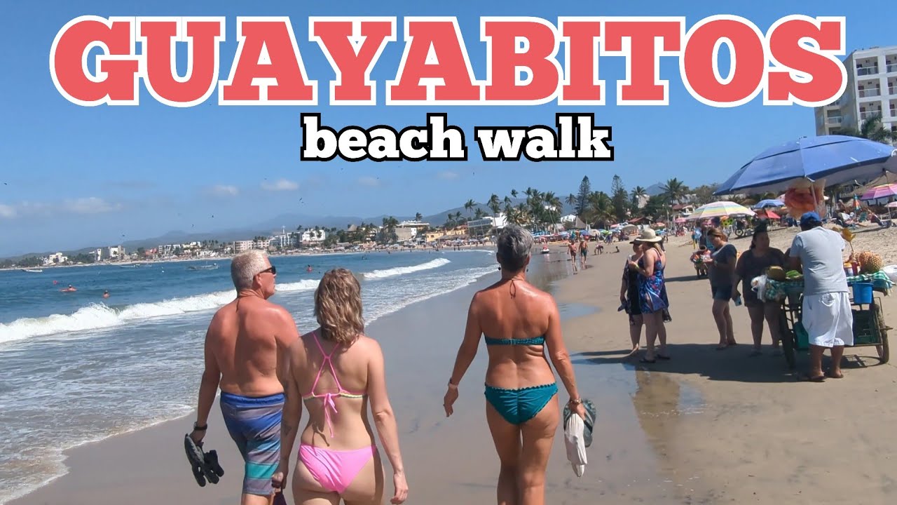 Rincon de Guayabitos Beach Walk - one hour from Puerto Vallarta