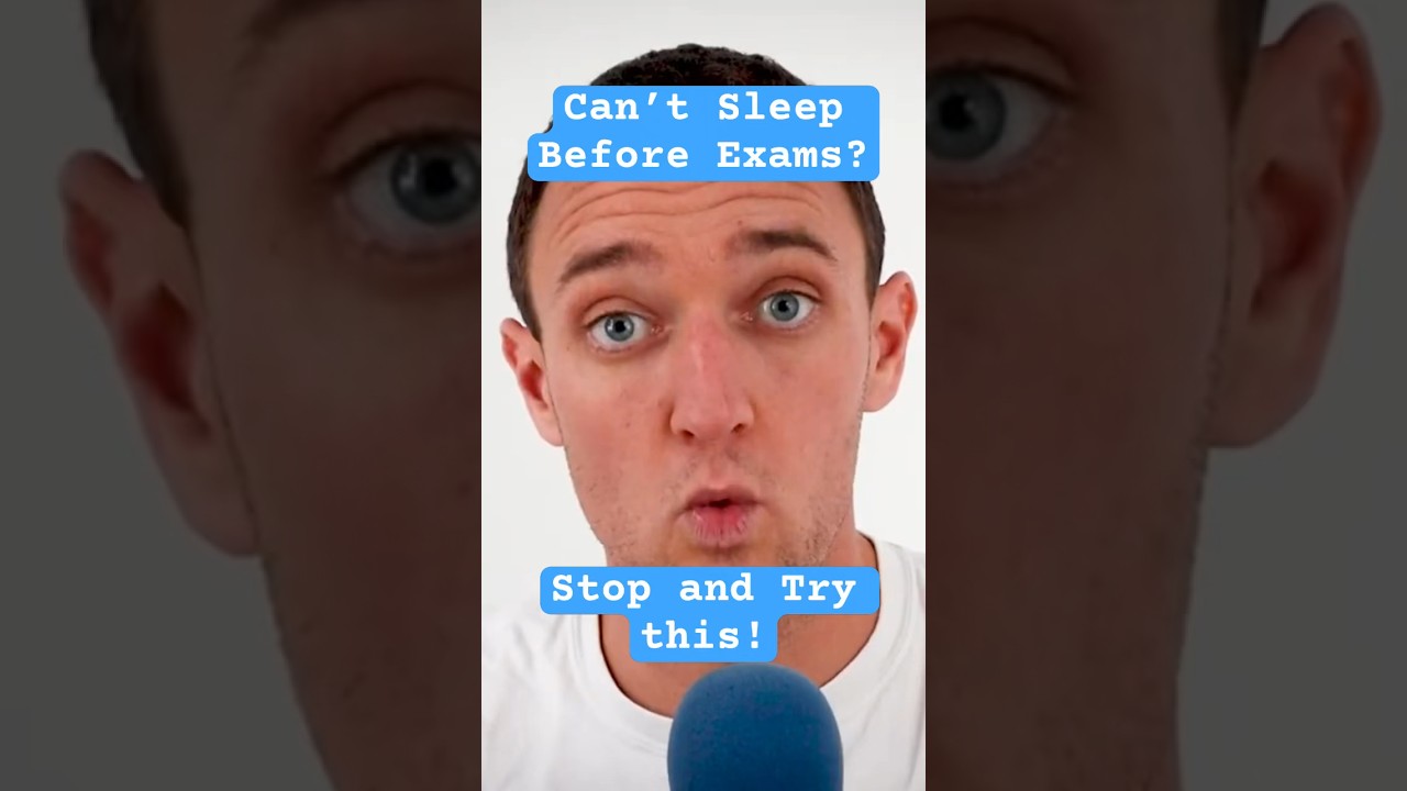 Can&rsquo;t Sleep Before Exams? #sleep #anxiety