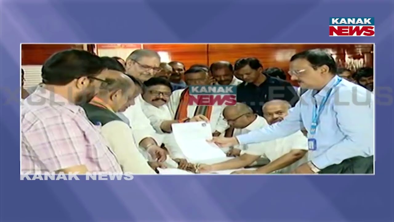 Debasish Samantaray Officially Files Nomination For Rajya Sabha Bypoll