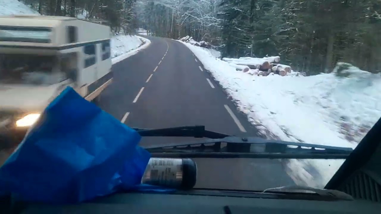 COndUite en TemPs DiFFicile NeiGe et VerGLas....RouTe de MontaGNe DEcLiViTé....!!!!??