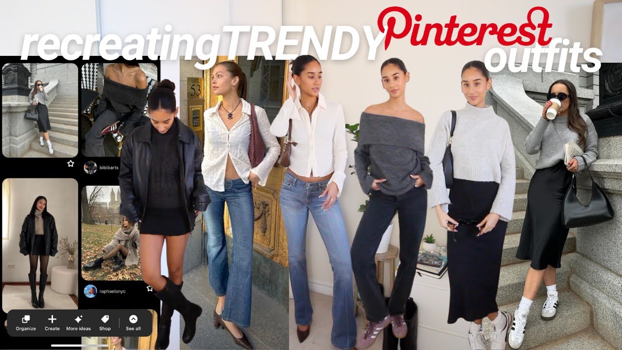 Recreating Pinterest Outfits From My Closet