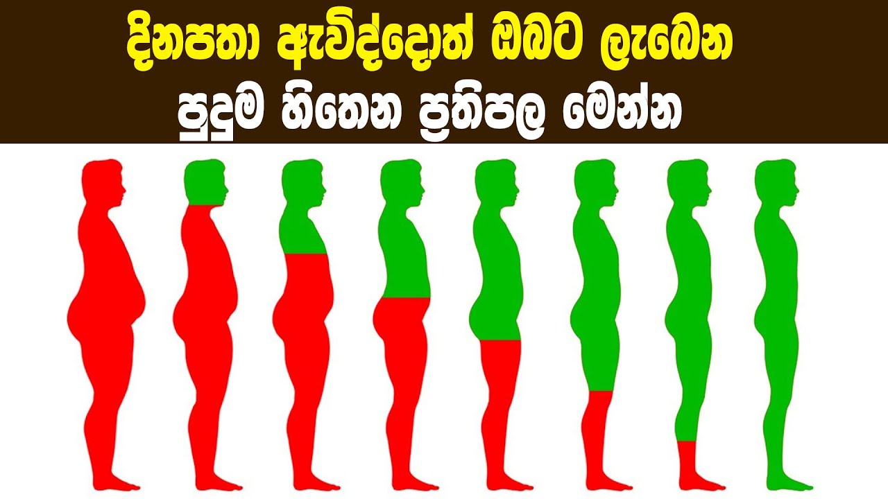 දිනපතා ඇවිද්දොත් ඔබට ලැබෙන පුදුම හිතෙන ප්‍රතිපල මෙන්න!
