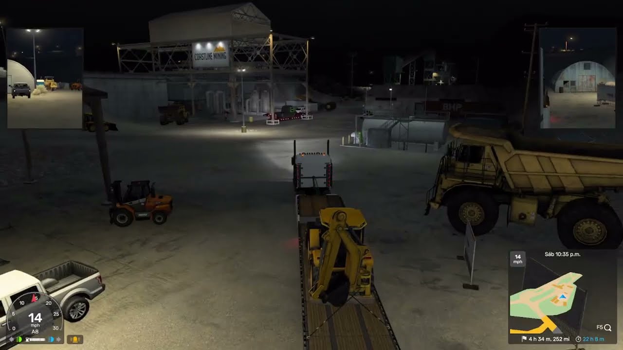 American Truck Simulator  PC)  Retro Excavadora de Kingman a Flagstaft Arizona