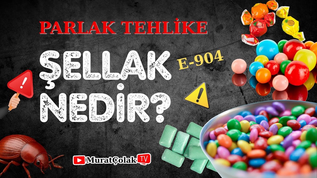 Böcekten Gelen Parlaklık: Şellak İçeren Gıdalar ve Riskleri! | Şellak Nedir?