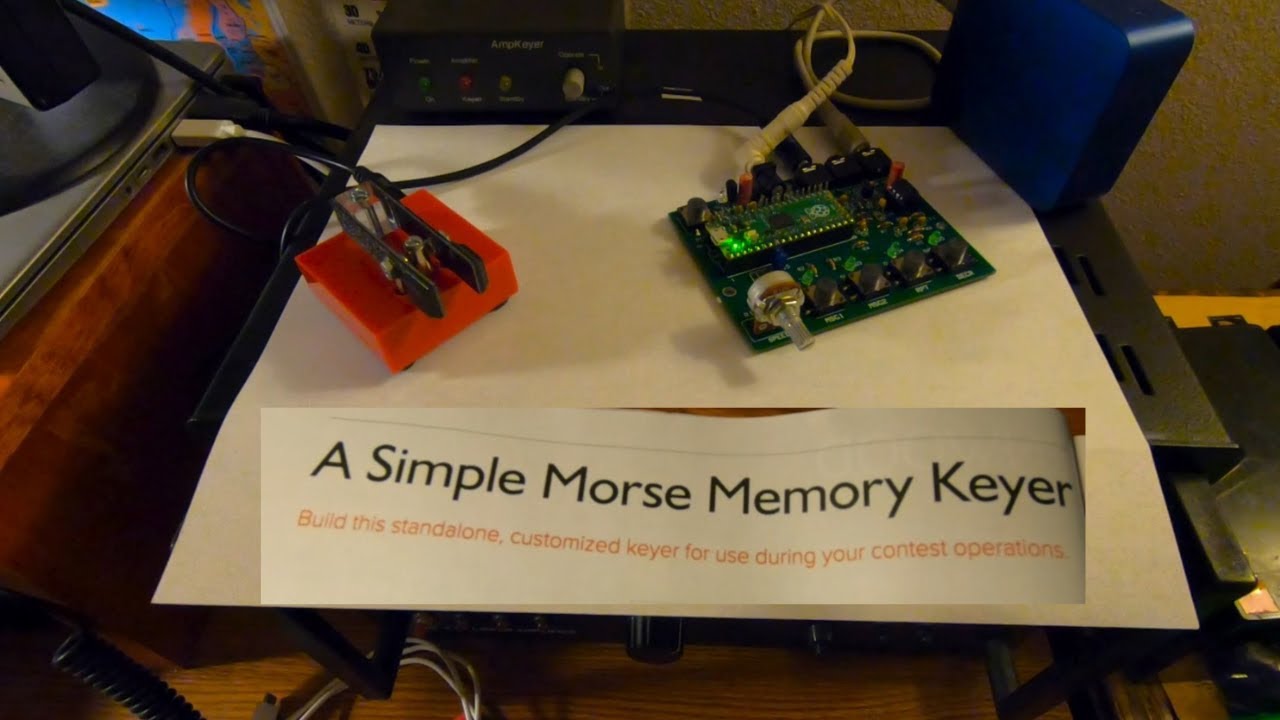 Simple CW Memory Keyer build.. (QST)