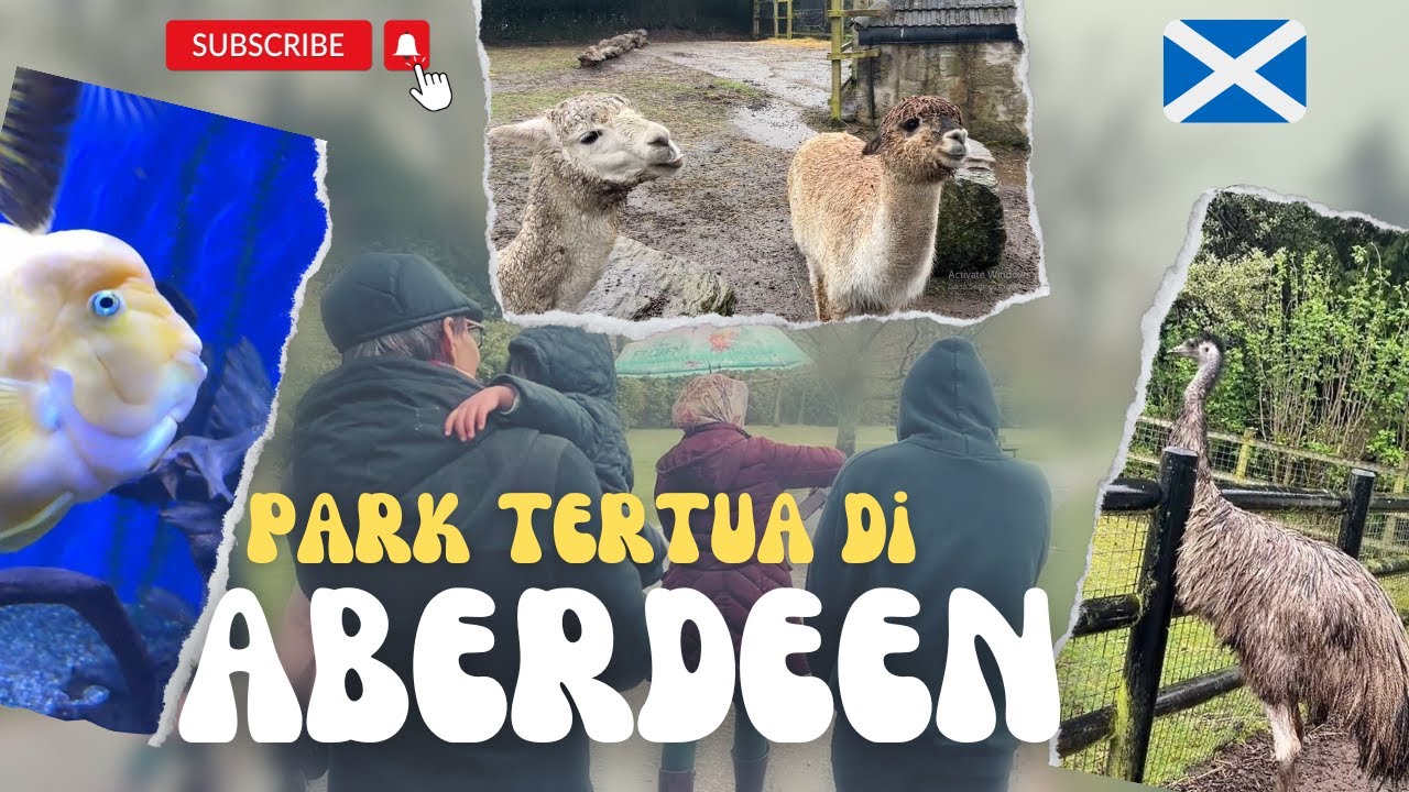 BERKUNJUNG KE PARK BERSEJARAH DI ABERDEEN, HAZLEHEAD PARK | ADA KEBUN BINATANGNYA...!