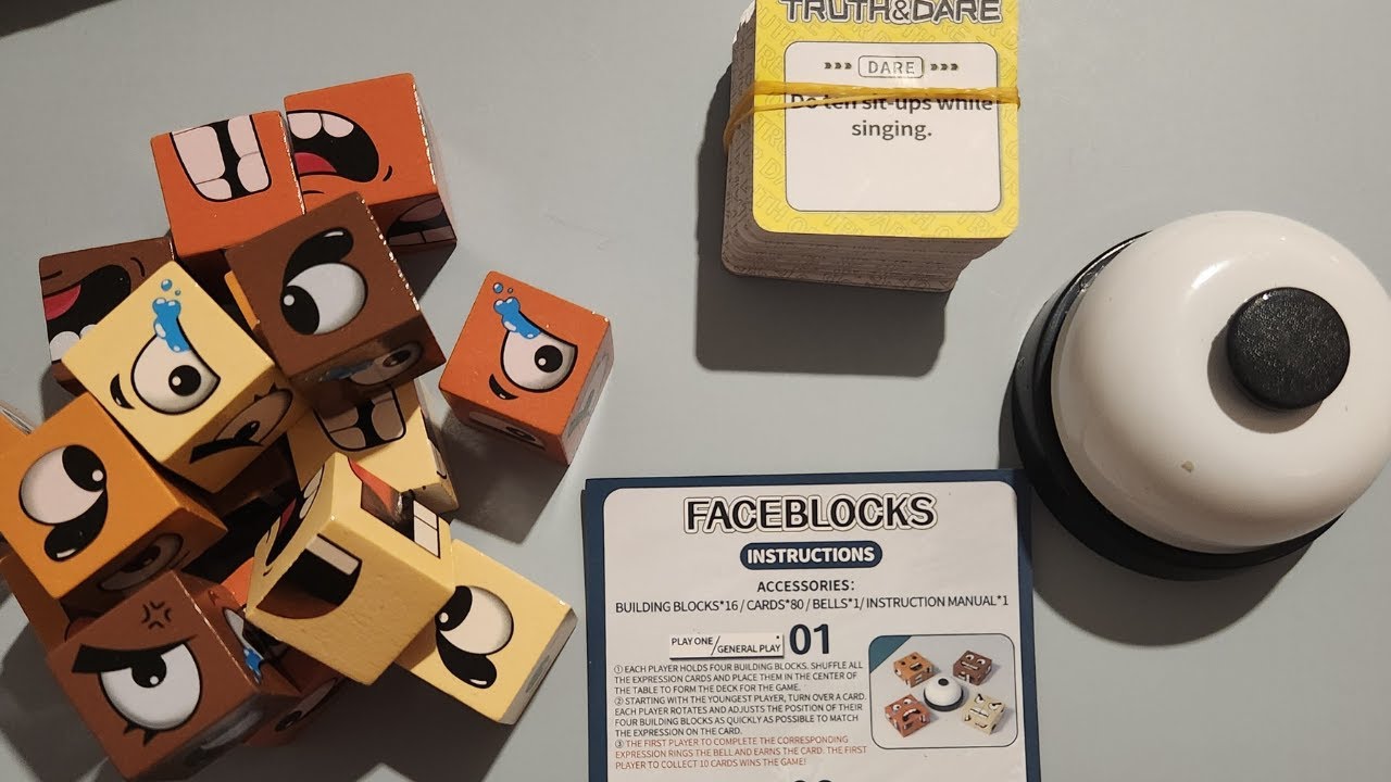 Face Change Puzzle Blocks – Truth or Dare Party Game Review