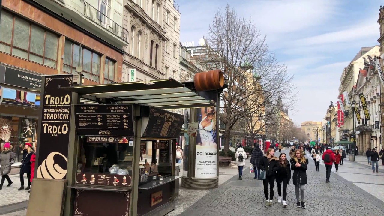 🇨🇿 Republic Square, Wenceslas Square, Na Prikope in Prague [4k]