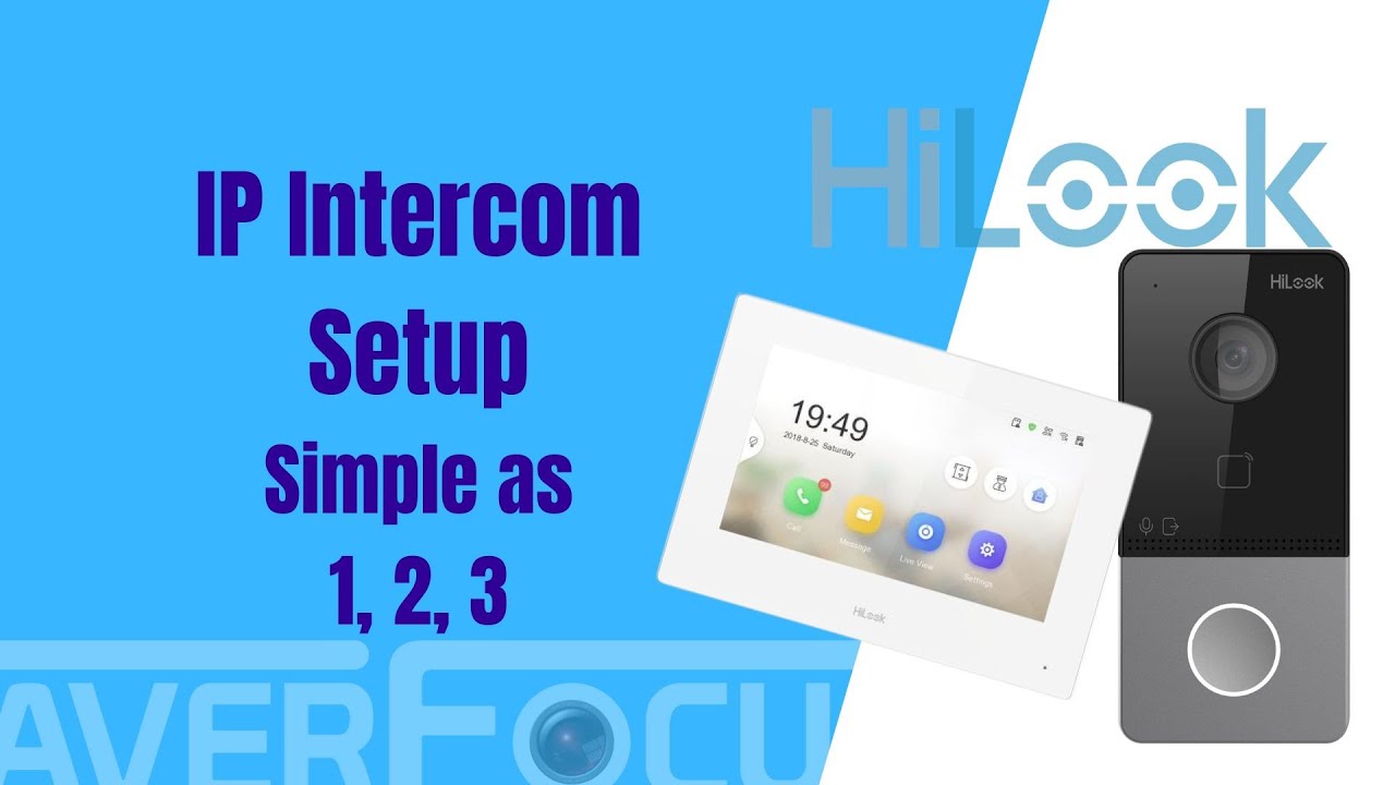 HiLook IP Intercom setup