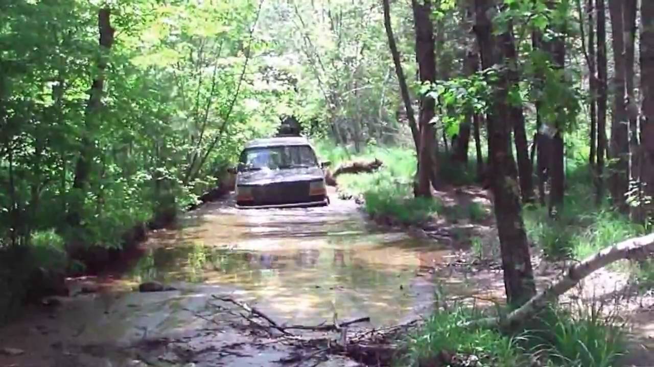 Off-road with my 96 Bronco in NH & ME w/ Sand, Water, and Mud