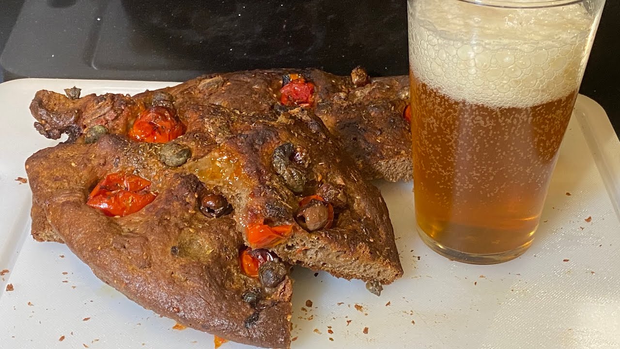 F'czz (focaccia) barese con impasto integrale ai cereali