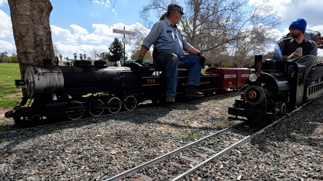 All Steam Freight at Riverside Live Steamers