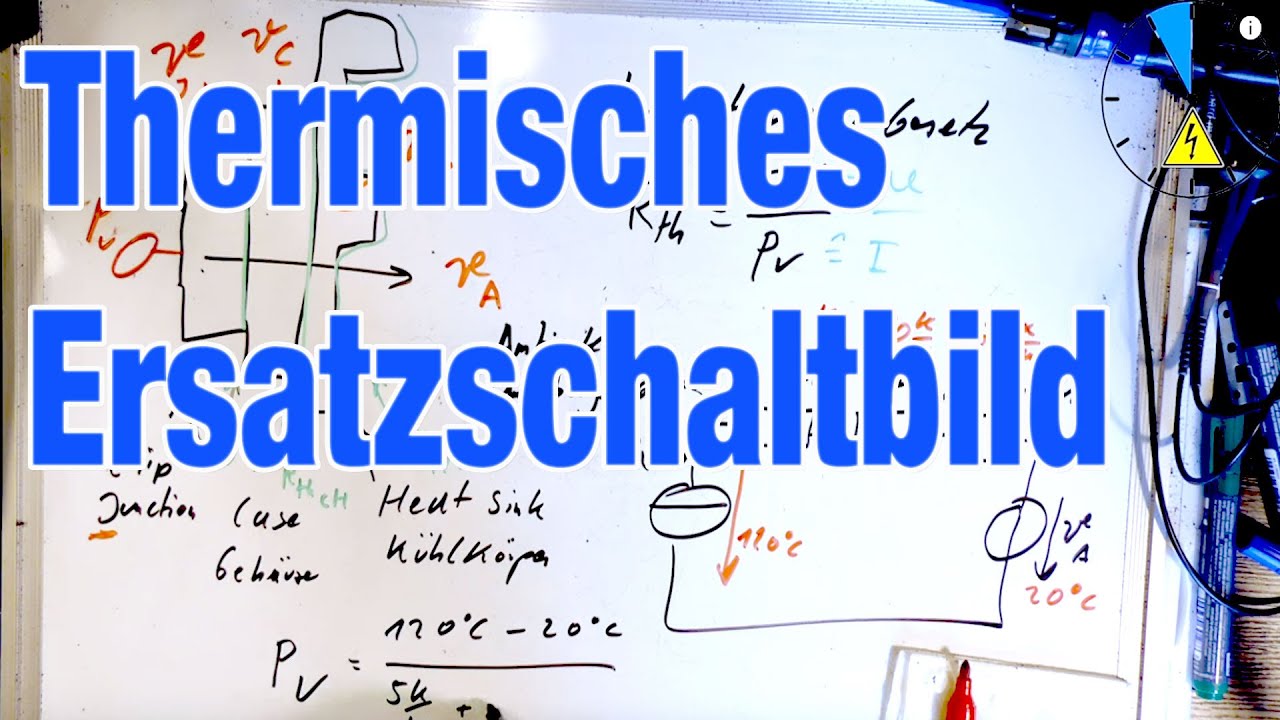Thermisches Ersatzschaltbild / Wärmewiderstand berechnen Verlustleistung