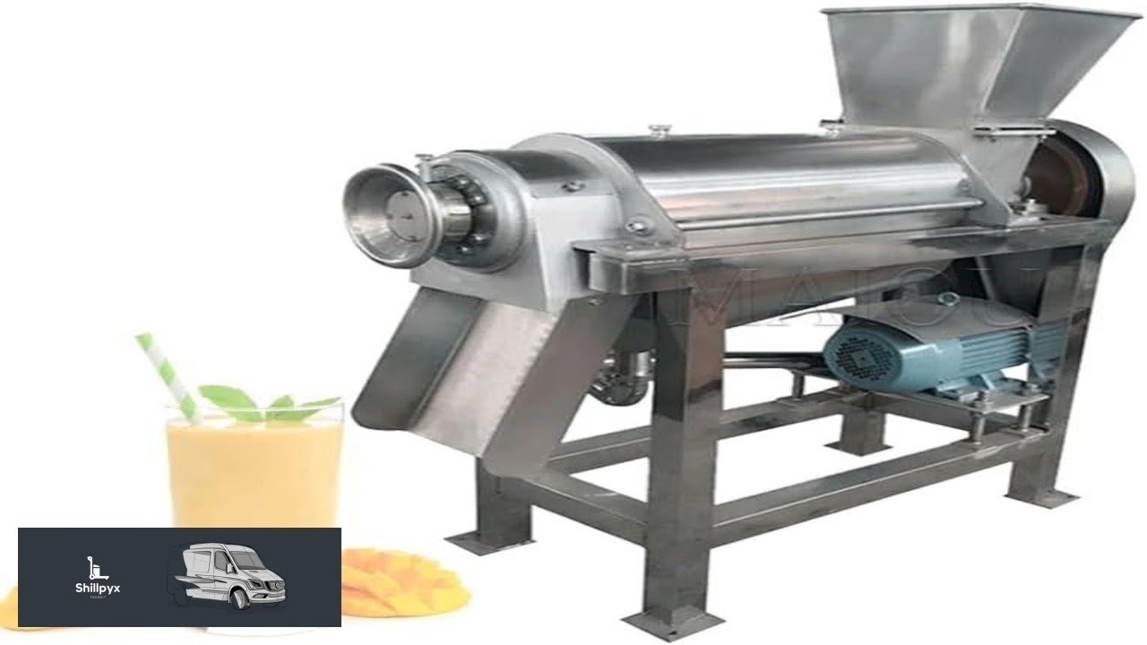 Commercial Apple Spiral Crusher Juicer Extractor Fruits Production Line Processing Machine