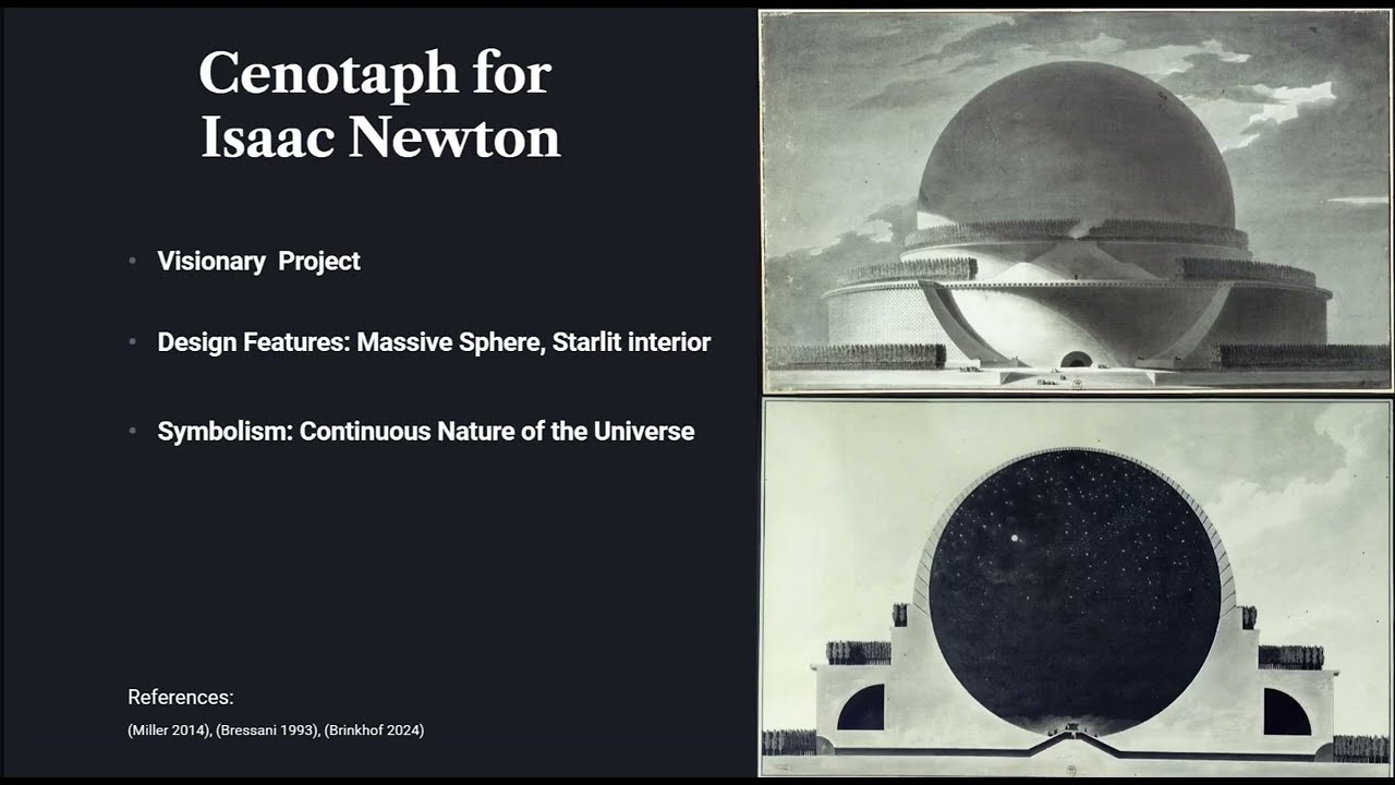 &Eacute;tienne-Louis Boull&eacute;e - Cenotaph For Issac Newton