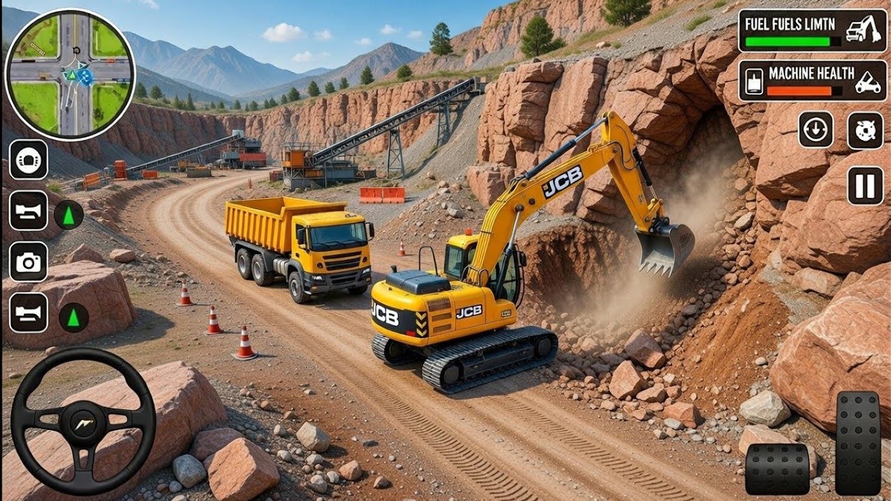 JCB City Road Construction Simulator 3D - City Construction Road Builder Simulator -Android Gameplay