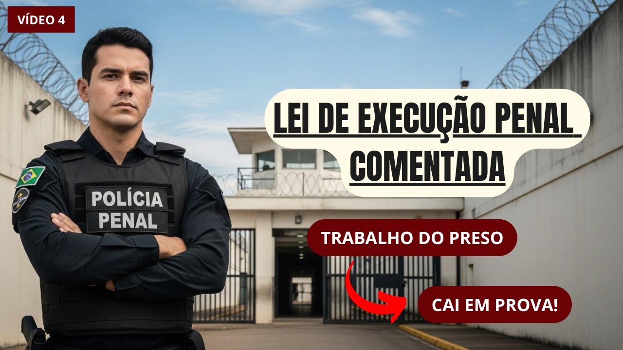 TRABALHO DO PRESO - LEP COMENTADA 🔴