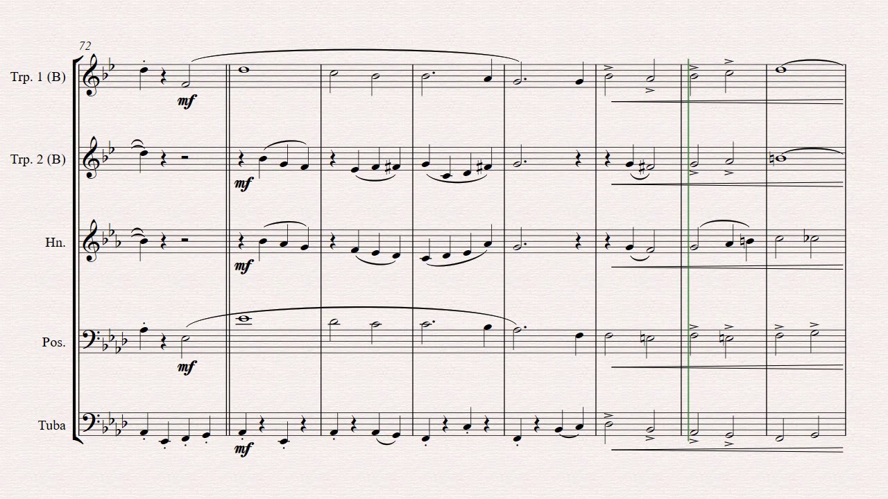 Wir lieben den Sonnenberg - German Polka - Oktoberfest - Brass Quintet - Arrangement: Thomas H. Graf