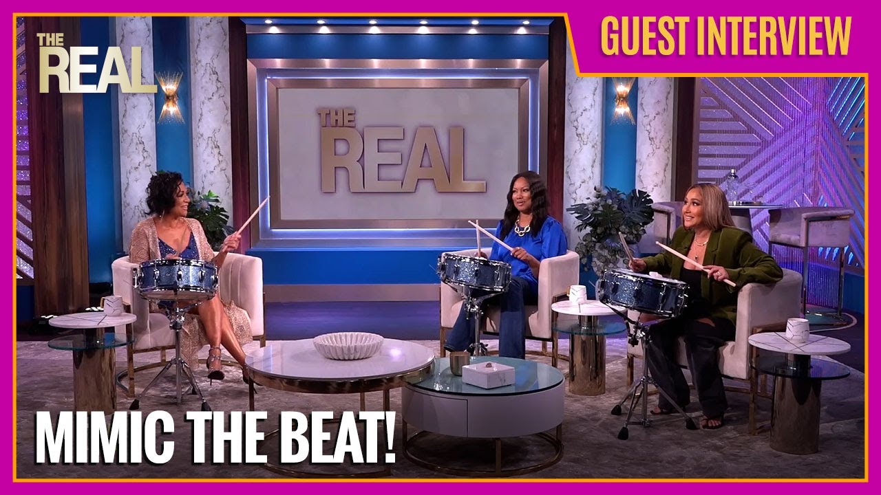 [Full Interview] Can Adrienne and Garcelle Keep Up with Sheila E. on the Drums?