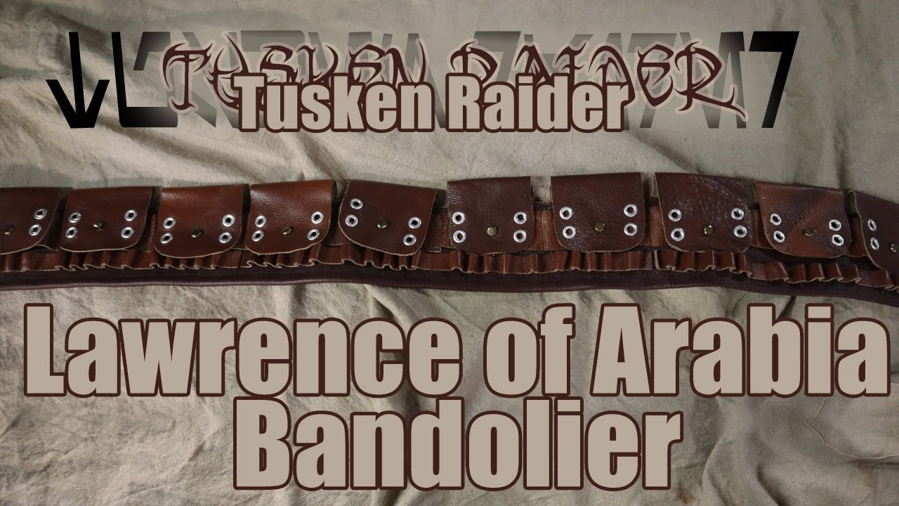 Tusken Raider Bandolier Build-A-Long: Part 01 – Leather Cutting, Grommets, and Sewing