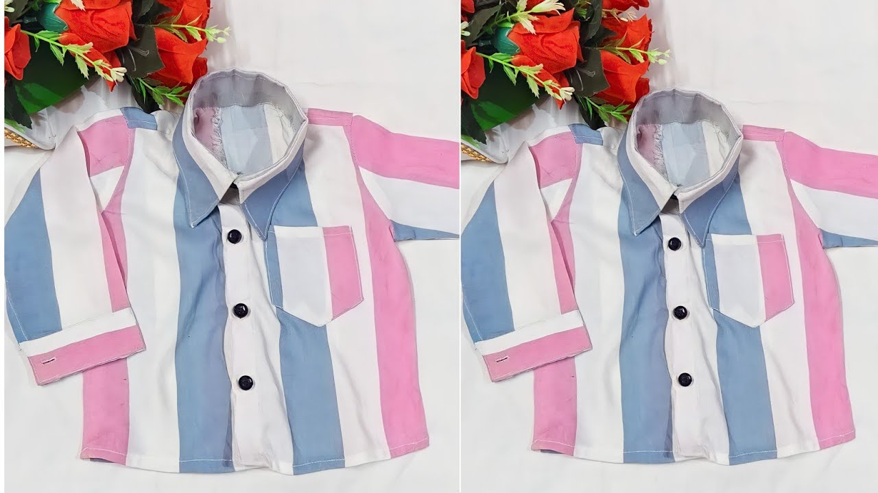 1 year baby boy dress cutting and stitching/baby boy dress cutting and stitching/baby boy shirt easy