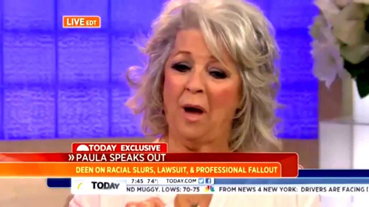 Complete PAULA DEEN 'Today Show' Interview - 'I