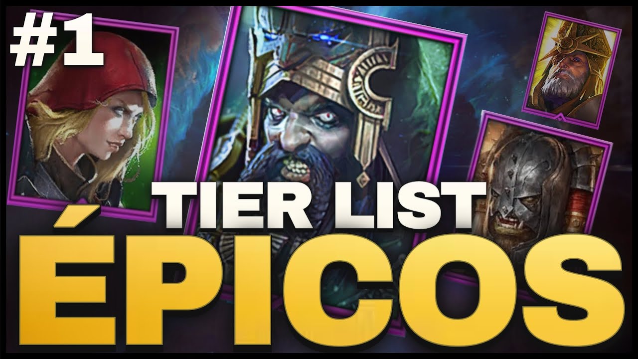 TIER LIST dos ÉPICOS 2026 PARTE1 - Por área de utilização | Raid: Shadow Legends