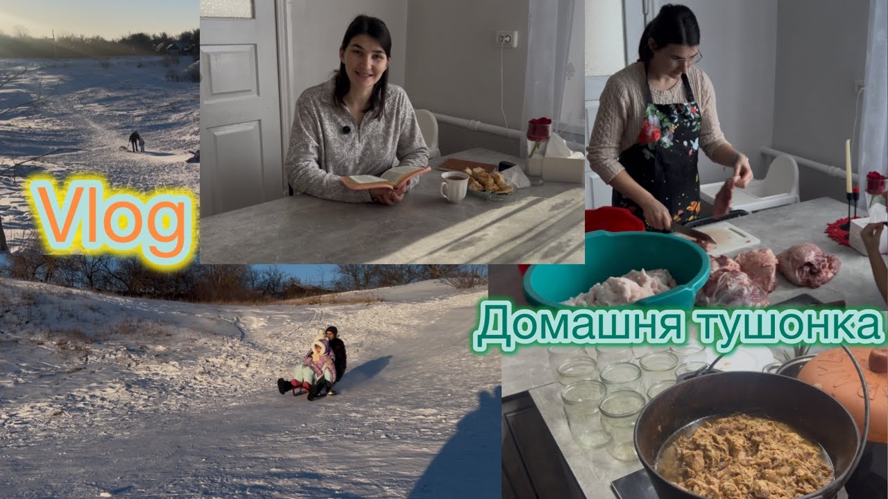 Vlog|| Знову на гірці. Купили мʼясо-домашня тушонка