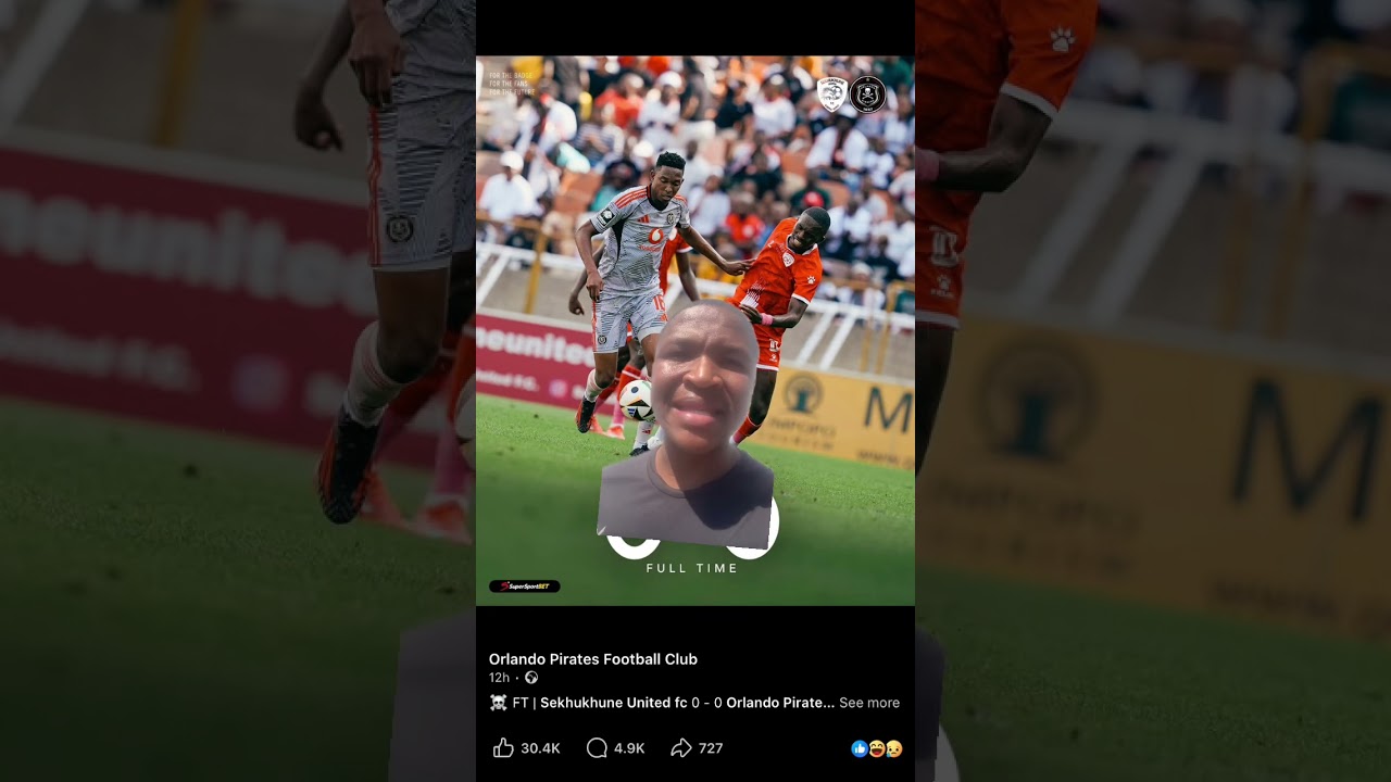 Orlando Pirates vs Skhukhune united/ is this goodbye to a league?