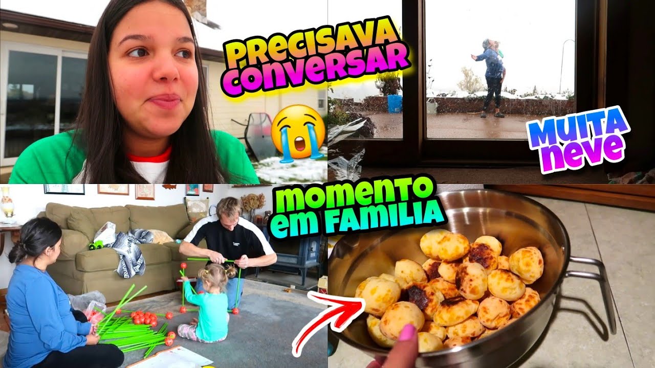 FIZ UM DESABAFO IMPORTANTE- PÃO DE QUEIJO PRO LANCHE DA TARDE - MOLHO BRANCO COM MACARRÃO !