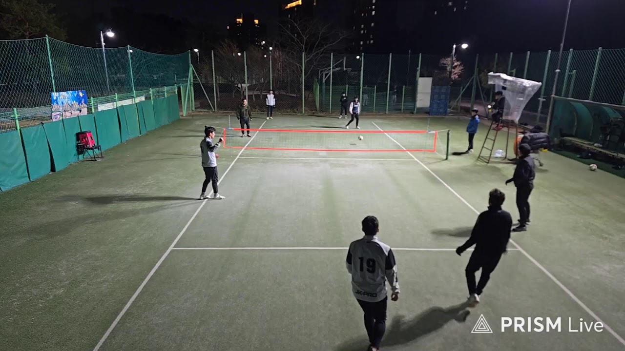 일월 야간족구 옥봉구장