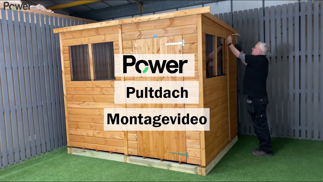 Power Pultdach Montagevideo