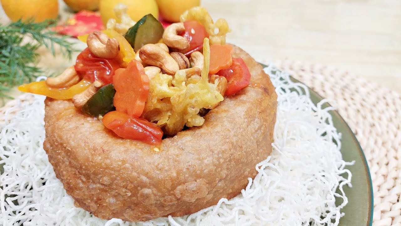 Golden Crispy Yam Ring│van Recipe