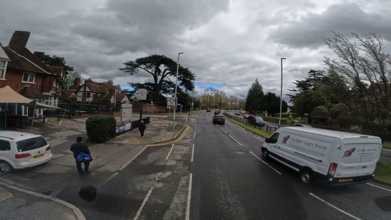 Full Journey Route A10 Uxbridge to Heathrow Central TE1742 SN09 CFX ADL Enviro 400 Trident Metroline