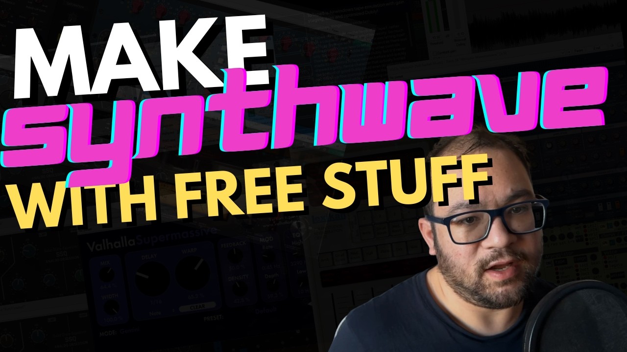 Make synthwave with 100% FREE plugins!