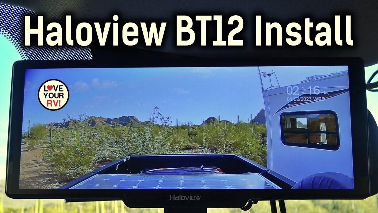 Haloview BT12 Installation - Wireless Rearview Camera + Dash Cam Combo w/ Car Play and Android Auto