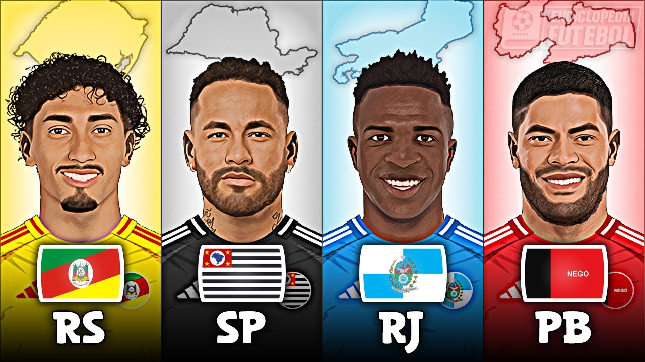 O MELHOR Jogador de CADA ESTADO do BRASIL na ATUALIDADE!