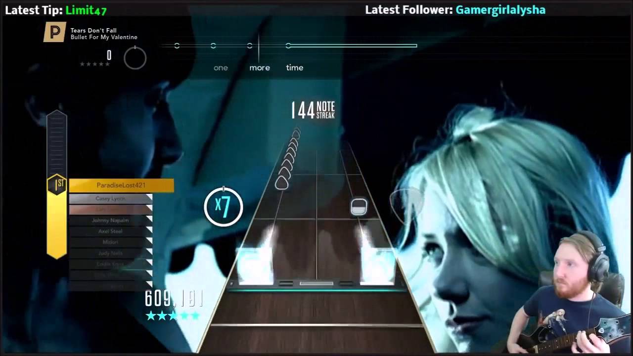 Bullet for my Vallentine - Tears Don't Fall (Guitar Hero Live, Expert, Chart Preview)