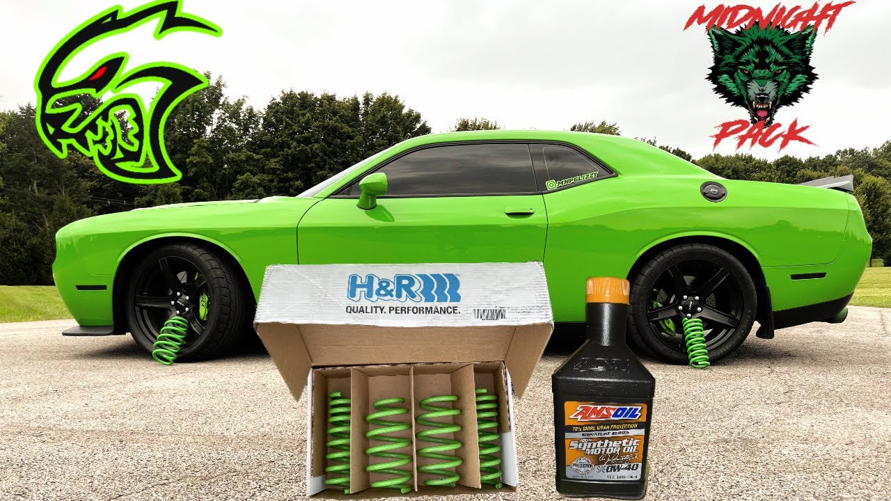 INSTALLING H&R PERFORMANCE LOWERING SPRINGS TO MY 900HP HELLCAT 10X BETTER{BAGGED??}🤯😱😈EP.12