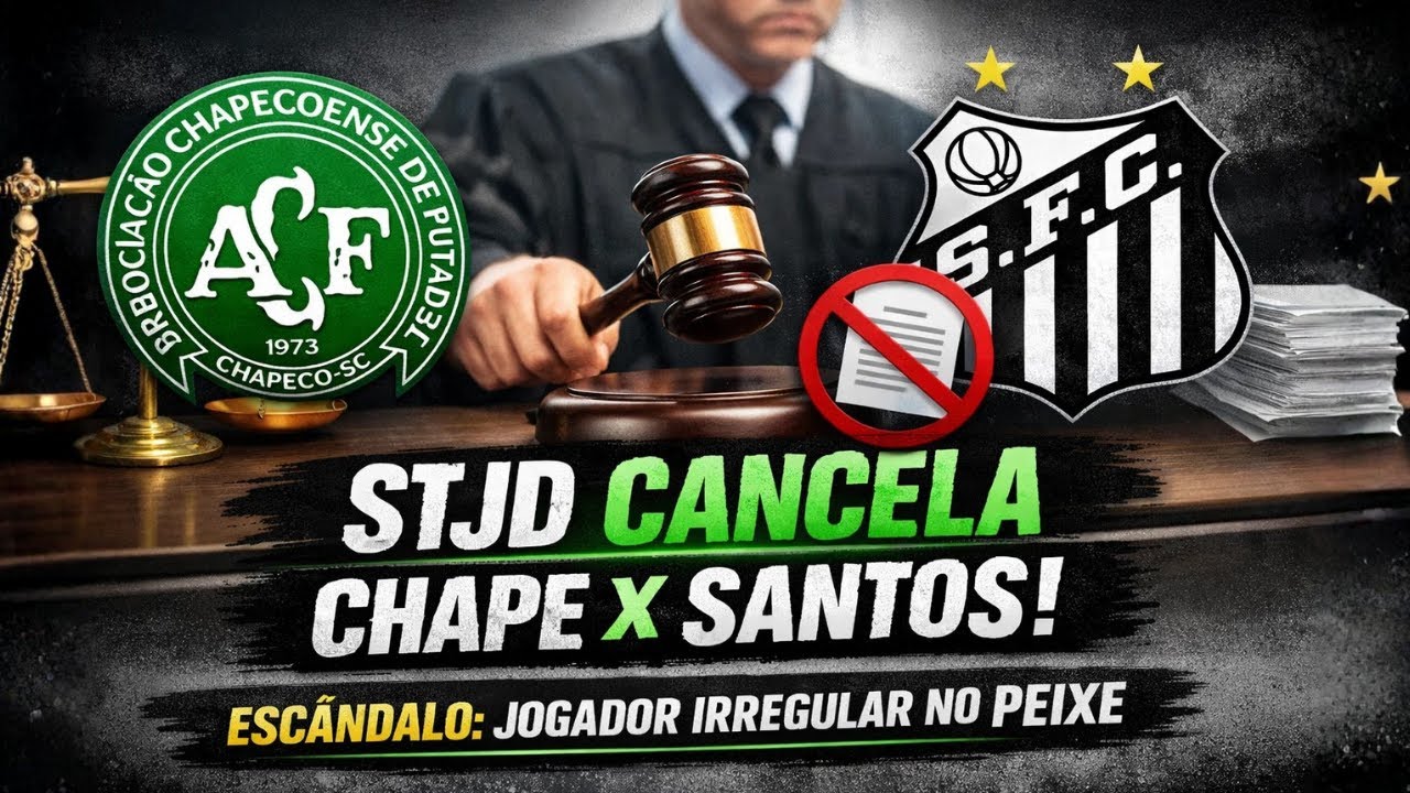 STJD CANCELA CHAPECOENSE X SANTOS APÓS DENÚNCIA CHOCANTE DE IRREGULARIDADE | notícias do santos